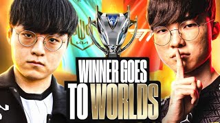 T1 VS DK WINNER GOES TO WORLDS - LCK SUMMER 2024 GAUNTLET - CAEDREL