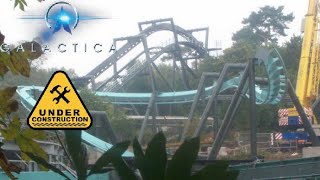 Galactica/Air Alton Towers Construction