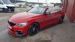 BMW 428i topless CABRIO full body detail