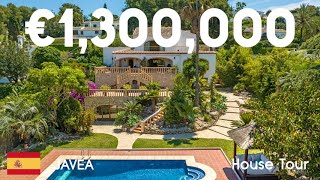 SOLD - Touring a Majestic 7 Bedroom Villa with Sea and Countryside Views in Tosalet, Javea