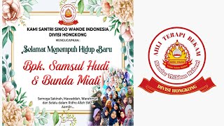 Selamat Menempuh Hidup Baru P.Guru&Bu Mi #kamisantrisingowandeahliterapibekamdivhk #happywedding