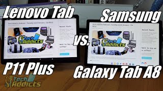 Lenovo Tab P11 Plus vs Samsung Galaxy Tab A8 - Which cheap tablet is best?