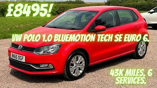 VW Polo 1.0 BlueMotion Tech SE Euro 6 (s/s).