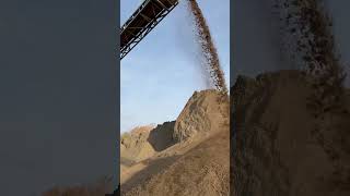 Topsoil Stacking #relaxing #constructionequipment #excavator #dirt #sand #construction #stacker