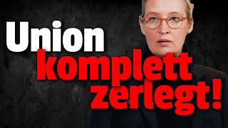 💥Alice Weidel ZERLEGT CDU und Merz KOMPLETT