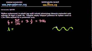 fpf102 - Falujący spławik - Zadanie z fizyki - filoma.org
