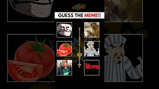 Can you Guess the Meme Song 🎶| #shorts #memes #guess #quiz #shortvideo #youtubeshorts