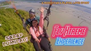 Tandem Paragliding w/ Max Lee of FlyXtreme | Philippines | Moroccan & Filipina - Howbi Vlogs Ep. 46