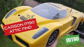 Carson/Reely P190 nitro road car attic find #nitro #rc #nitrocar #carsonp190