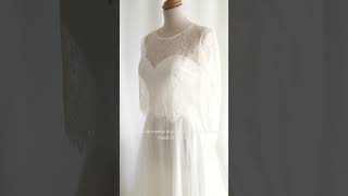 Robes de mariée avec la dentelle de Calais made in France #robedemariée #weddingdress #bridaldress