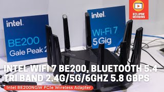 WiFi 7 FV-BE8800 PCIE Wireless Adapter BT 5.4 For Intel BE200 Unboxing