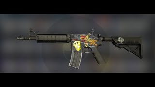 StatTrak M4A4  Zirka (Factory New) Crown & Katowice 2014 (holo) gameplay Ace!!