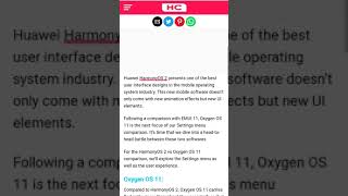 HarmonyOS vs OxygenOS: Difference in settings UI #techoholicme #TechoholicMe