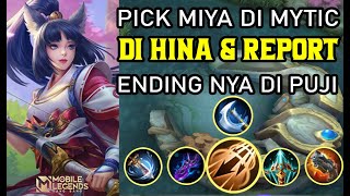 AWAL DI HINA TAPI ENDING NYA DI PUJI " MIYA " 😱 - MIYA BEST BUILD - TOP GLOBAL RANK - MOBILE LEGENDS