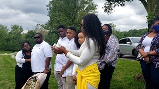 Beautiful Personalized Celebration of Life St Louis Doves at Jefferson Barracks National Cemetery