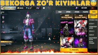 Free Fire bepulga zo'r kiyimlar aksiya bugun | Faqat srochni kuring aksiyalar | Free Fire uz