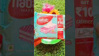 10 Rupee Pink Lava nabati 🍓Wafer #yummy #crispy #crunchy #wafer #asmr #viral #shorts