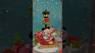 Christmas holiday lanterns with sparkling Disney Mackey at Costco