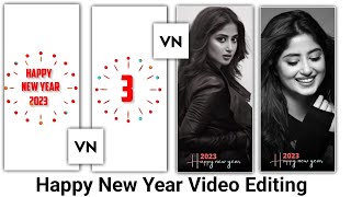 Happy New year video editing 2023 | Vn app main video Kaise banaye