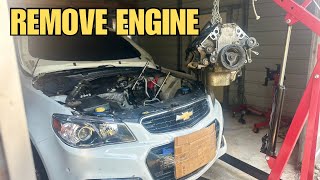 HOW TO REMOVE ENGINE FROM 2014-2017 CHEVY SS