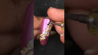 #shorts Easy & Simple Nail art Designs for Beginners 💅🧲 || Nails Inspiration