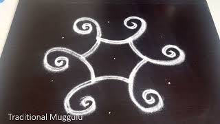 Tamil new year special kolam.Beautiful double stroke rangoli design#traditionalmuggulu #kolam