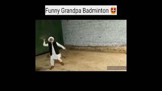 Badminton Funny Grandpa 🤩 Amazing Badminton