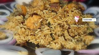 PRAWNS BIRYANI RECIPE | how to prepare Prawns Biryani | రొయ్యల బర్యానీ | #biryani@shabnaz_naaz