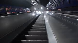 Going up the Escalator, London Bridge Underground Station, 20 Stainer Street, London