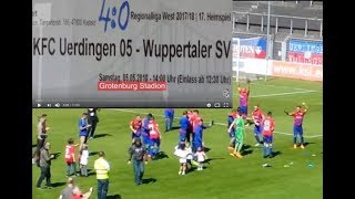 KFC Uerdingen 05 - Wuppertal SV  4:0 Regionalliga West Samstag 05.05.2018