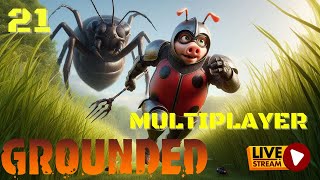 Grounded  Multiplayer: Shrunken Open World Survival : Praying Mantis DOME