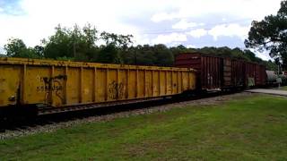 CSX Q407- 7 with 5 engines going south on the A line