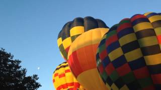 London Balloon Regata set up and take off