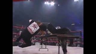 Dudleys 3d Rick Steiner through table