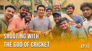 SHOOTING WITH THE GOD OF CRICKET @sachintendulkar | EP 17