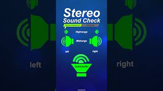 STEREO SOUND TEST  🔊 (All-in-One Speaker Check) #speaker #soundtest #stereo #audio