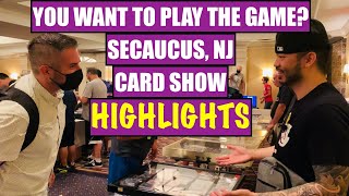 HAVING FUN AT THE GARDEN STATE TRADING CARD SHOW IN SECAUCUS, NJ | SELLING SPORTS CARDS | HIGHLIGHTS