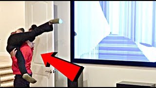 "BROKEN TV SCREEN" PRANK ON HUSBAND!!!