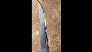 Making a Beautiful Ninja Sword out of Rusted Kamani❤#short video❤