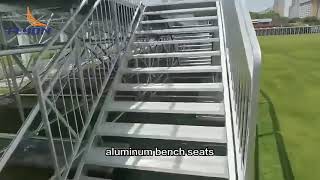 Outdoor Customizable Aluminum Metal Scaffolding Seat