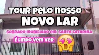 Tour pelo nosso novo lar ,casa simples pagando aluguel!