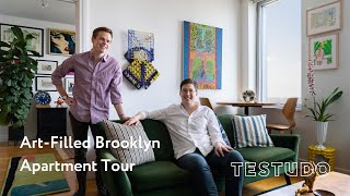 Art Filled Brooklyn Apartment Tour with John & Kirby