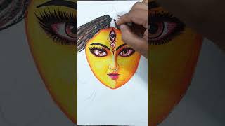 Durga Maa Drawing #shorts #trending #art #drawing