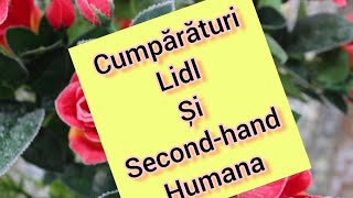 Cumpărături Lidl și second-hand (Humana)