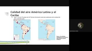 Calidad del aire en América Latina y el Caribe usando mediciones en superficie y datos de Copernicus