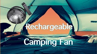 Rechargeable Camping Fan (Tech Tuesday)