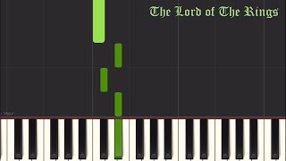 The Lord of the Rings | Prologue: The Prophecy | Piano Tutorial