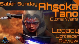 Ahsoka Clone Wars Legacy Lightsaber Review from Dok Ondar's @ Star Wars: Galaxy's Edge