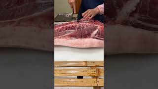 Break the whole pork meat by using the knife #cactusfoodies #shorts #meat #pork