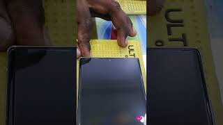 SAMSUNG S23 ULTRA UV Tempered glass Installation#alexa#shorts